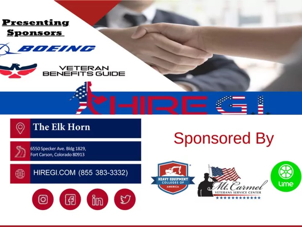 HIRE GI FORT CARSON CAREER FAIR U.S. Veterans