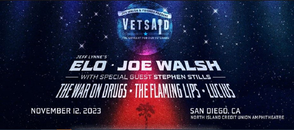 Joe Walsh’s 7th Annual VetsAid promo flyer