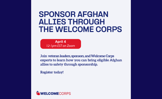Afghan Allies webinar