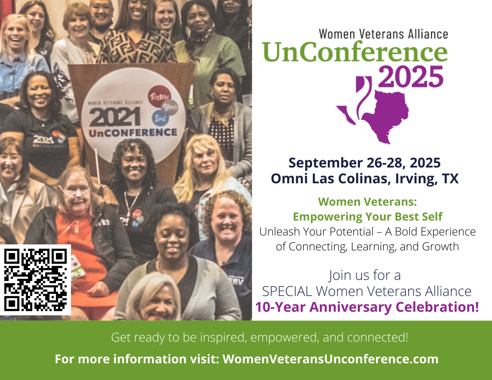 Women Veterans Alliance UnConference Flyer