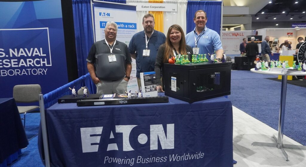 Exhibitors from Eaton at the 2025 AFCEA West Conference & Hiring Event