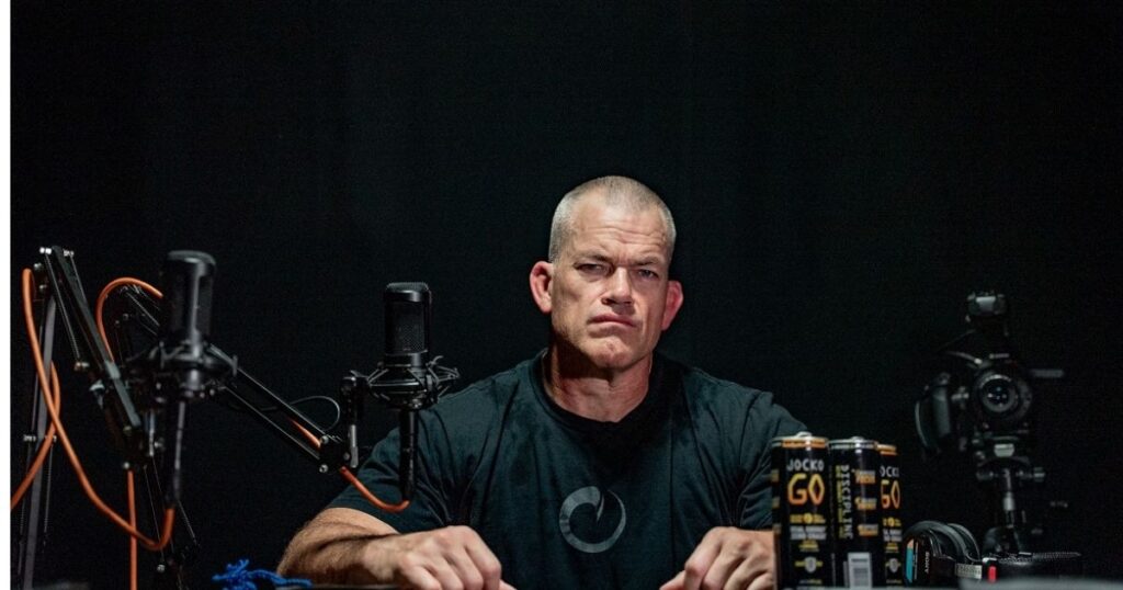 Jocko Willink: Retired Navy SEAL & the Warrior’s Way Jocko Willink seated behind desk