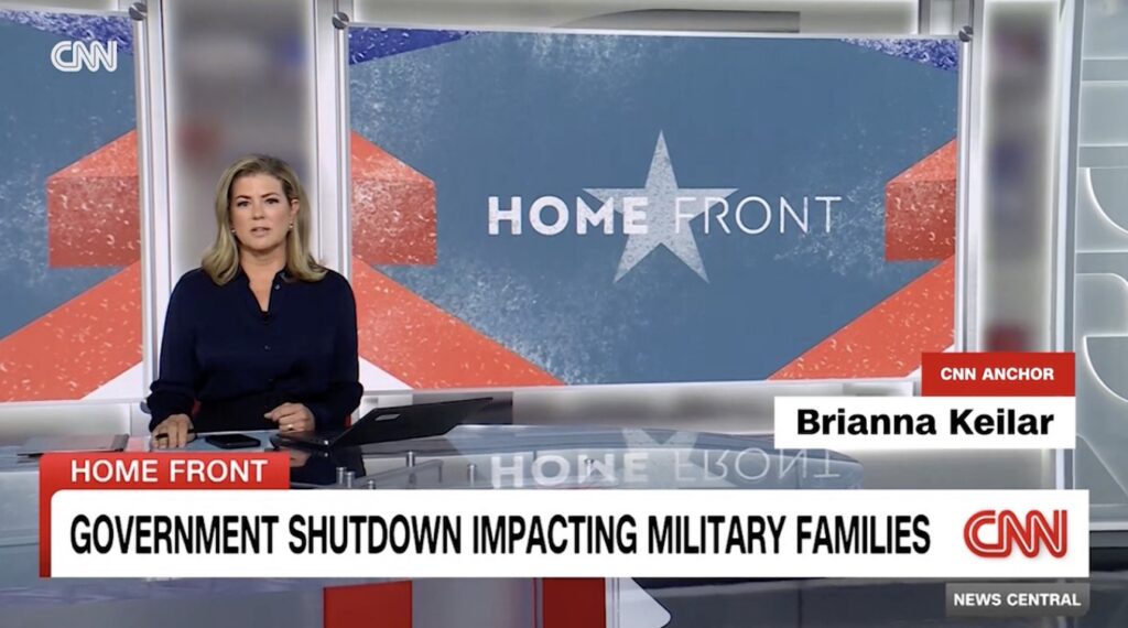 Brianna Keilar at Home Front desk