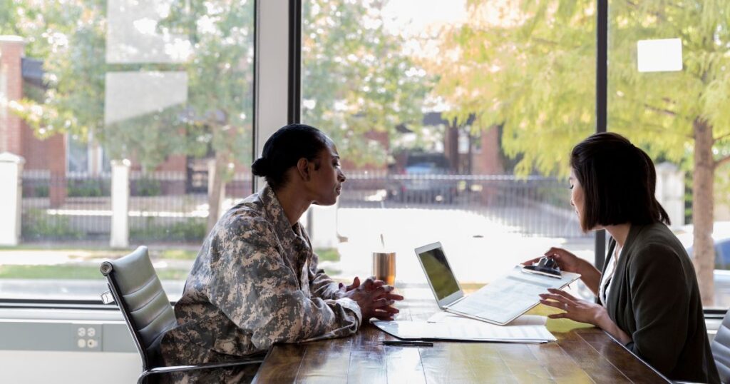 Crush Your Next Interview: Veteran Tips and the Best Organizations to Guide You mentor helping job seeker