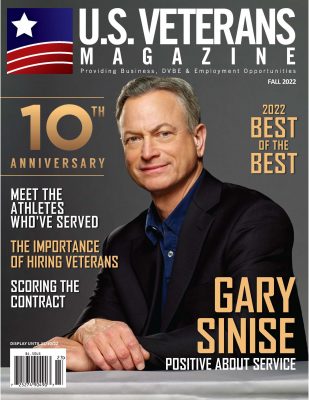 Gary Sinise on the cover of USVM’s Fall 2022 issue